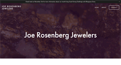 Desktop Screenshot of joerosenberg.com